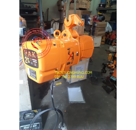 PALANG XÍCH ĐIỆN HAK 2 TẤN 2000KG 220V