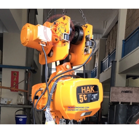 PALANG XÍCH ĐIỆN DI CHUYỂN HAK 5 TẤN 5000KG TAIWAN