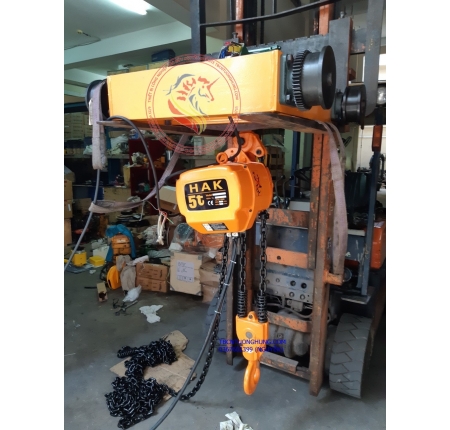 PALANG XÍCH ĐIỆN DI CHUYỂN HAK 5 TẤN 5000KG TAIWAN