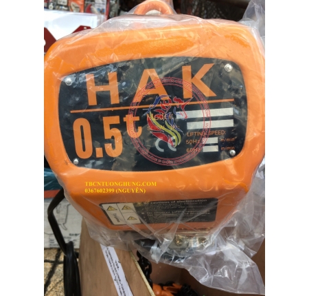 PALANG XÍCH ĐIỆN HAK 0.5 TẤN TAIWAN