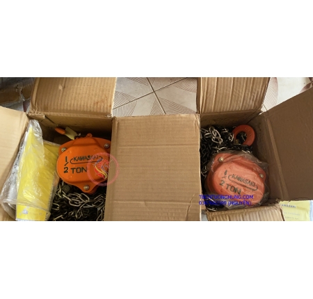 PALANG XÍCH KÉO TAY KAWASAKI 0.5 TẤN 500KG 3 MÉT VC0.5