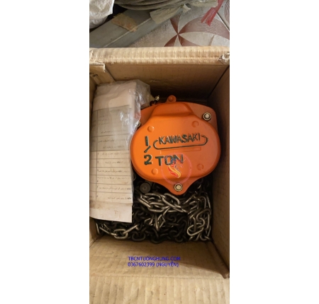 PALANG XÍCH KÉO TAY KAWASAKI 0.5 TẤN 500KG 3 MÉT VC0.5