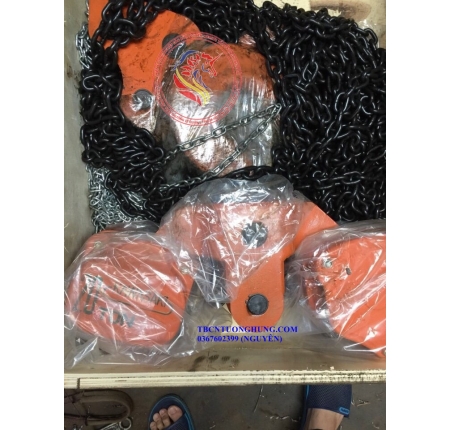 PALANG XÍCH KÉO TAY KAWASAKI 20 TẤN  VC20