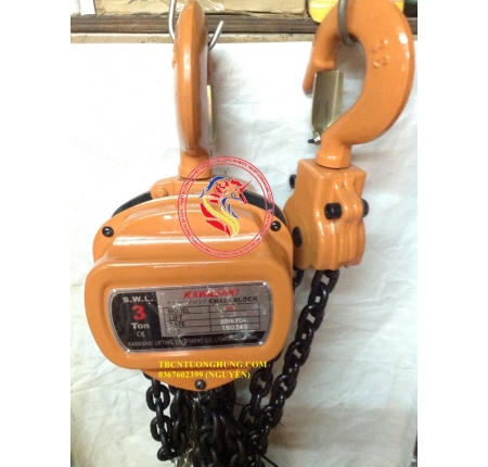PALANG XÍCH KÉO TAY KAWASAKI 3 TẤN CK3
