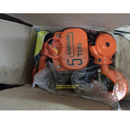PALANG XÍCH KÉO TAY KAWASAKI 5 TẤN  VC5