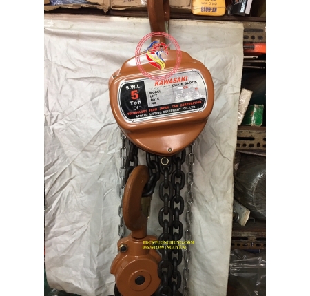 PALANG XÍCH KÉO TAY KAWASAKI 5 TẤN  CK5