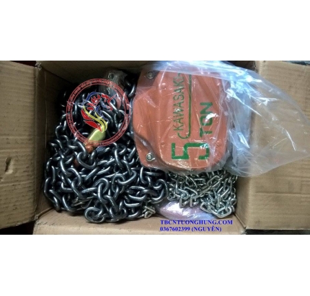 PALANG XÍCH KÉO TAY KAWASAKI 5 TẤN  VC5