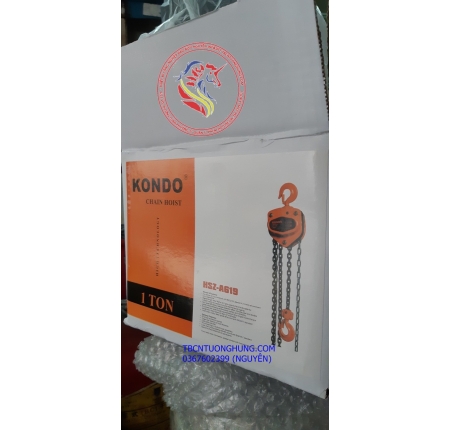 PALANG XÍCH KÉO TAY KONDO 1 TẤN 