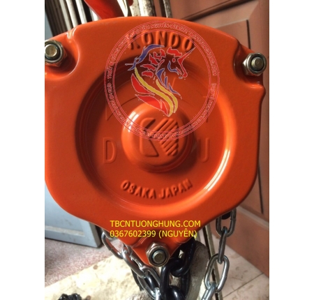 PALANG XÍCH KÉO TAY KONDOTEC 1 TẤN 3 MÉT KT-C1T3 JAPAN