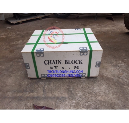 Palang xích kéo tay nitto 10 tấn 5 mét 90vp5 china