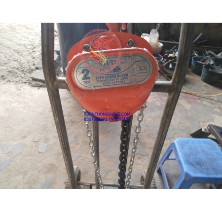 Palang xích kéo tay nitto 2 tấn 2000kg china
