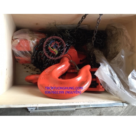 Palang xích kéo tay nitto 20 tấn 5 mét 180vp5 china