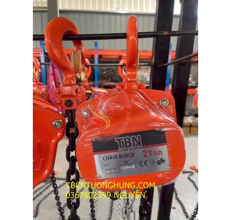 Palang xích kéo tay TBN 2 tấn 3 mét