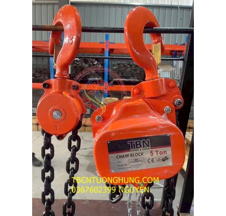 Palang xích kéo tay TBN 5 tấn 3 mét