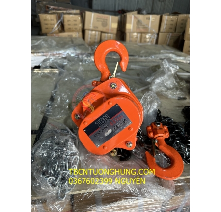 Palang xích kéo tay TBN 0.5 tấn 3 mét