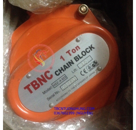 Pa lăng xích kéo tay TBNC 1 tấn Technology japan type