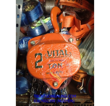 PALANG XÍCH KÉO TAY VITAL 2 TẤN 3 MÉT