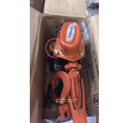 Palang xích lắc tay kawasaki 1.5 tấn 1500kg va-1.5