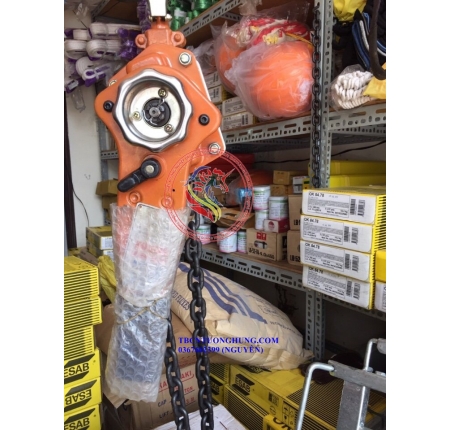 Palang xích lắc tay kawasaki 1.5 tấn 1500kg va-1.5