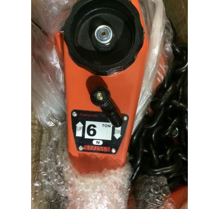 Palang xích lắc tay kawasaki 6 tấn 6000kg va-6