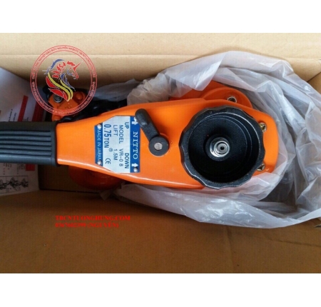 Palang xích lắc tay nitto 0.75 tấn 1,5 mét VR08