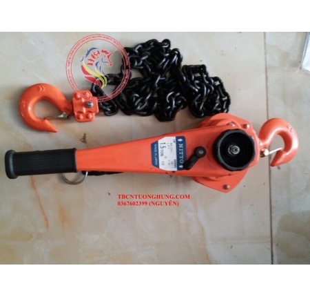 Palang xích lắc tay nitto 1,5 tấn 1,5 mét VR15