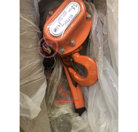 Palang xích lắc tay nitto 1,5 tấn 1,5 mét VR15