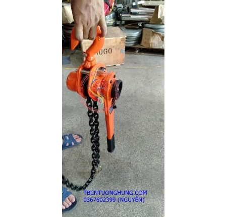 Palang xích lắc tay nitto 1 tấn 1,5 mét VR10 china
