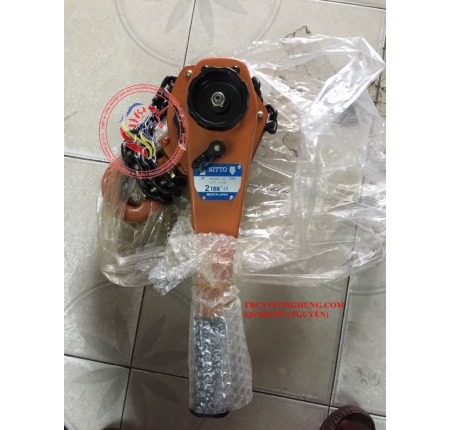 Palang xích lắc tay nitto 2 tấn 1,5 mét VR20