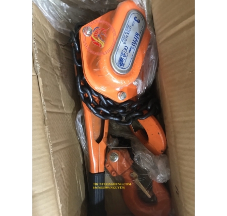 Palang xích lắc tay nitto 3 tấn 1,5 mét VR30