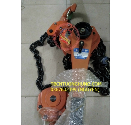 Palang xích lắc tay nitto 6 tấn 1,5 mét VR60