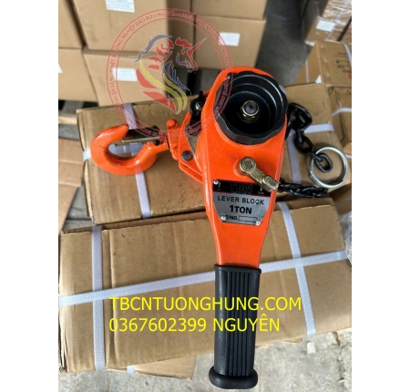 Palang xích lắc tay TBN 1 tấn 1.5 mét