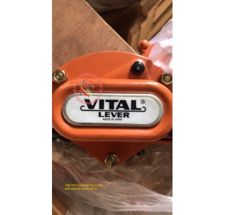Palang xích lắc tay vital 1 tấn 1.5 mét