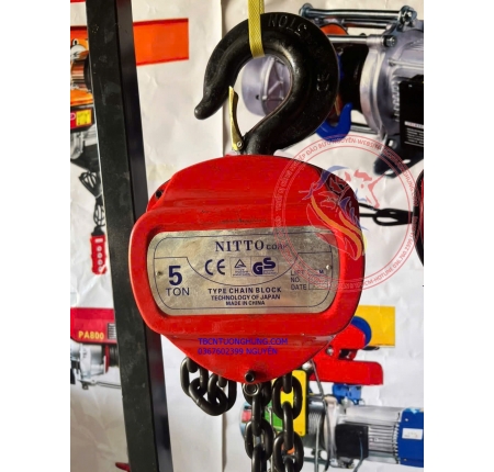 Palang xích nitto 5 tấn HSC