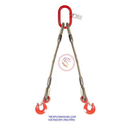 Bộ sling cáp cẩu hàng kawasaki 2 chân 3 chân 4 chân