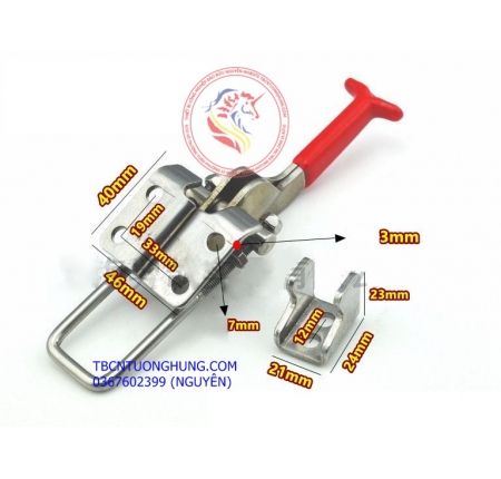 CAM (KHÓA) KẸP CHỐT GH 431 INOX SS304