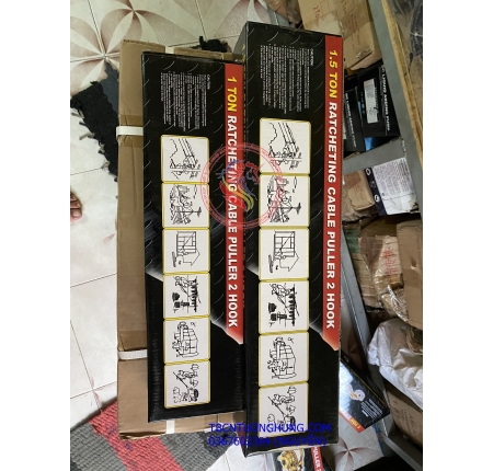 Tời cáp lắc tay PSK 1,5 Tấn LE-1500 China