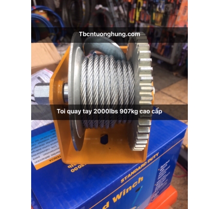 TỜI QUAY TAY 2000LBS TAIWAN CAO CẤP