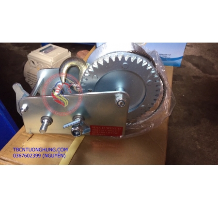 TỜI CÁP QUAY TAY 2500LBS CHINA