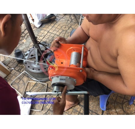 TỜI  CÁP QUAY TAY PSK 0.5 TẤN  500KG JC-E0.5 TAIWAN
