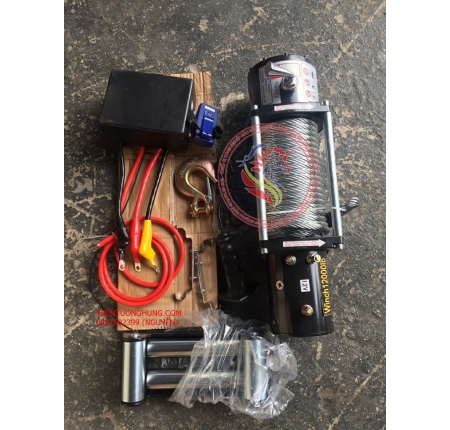 Tời điện bình 12000lbs 12v 24v taiwan