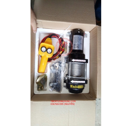 Tời điện bình 4000lbs 12v 24v taiwan