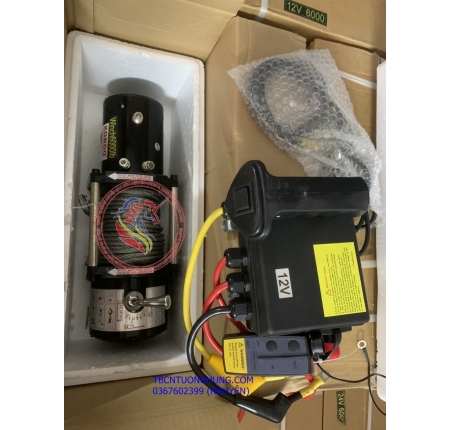 TỜI ĐIỆN BÌNH CỨU HỘ KONDO 6000LBS 12V 24V