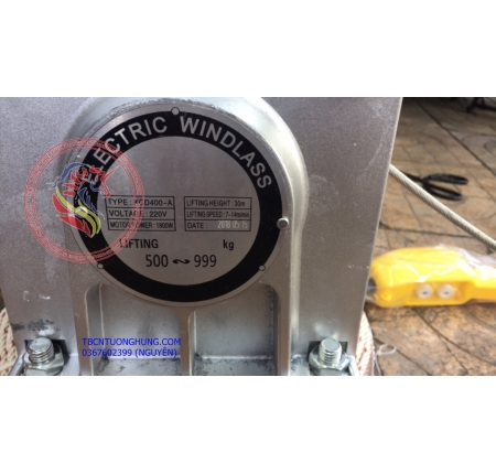 TỜI ĐIỆN CỐ ĐỊNH 500KG-1000KG 