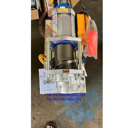 Tời điện KCD2500 Nitto 1250kg/2500kg 380v