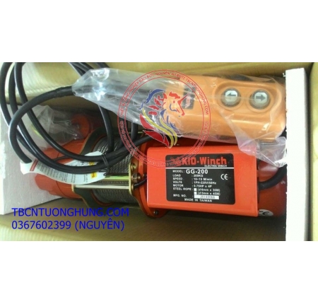 TỜI ĐIỆN KIO WINCH TAIWAN GG-200 200KG