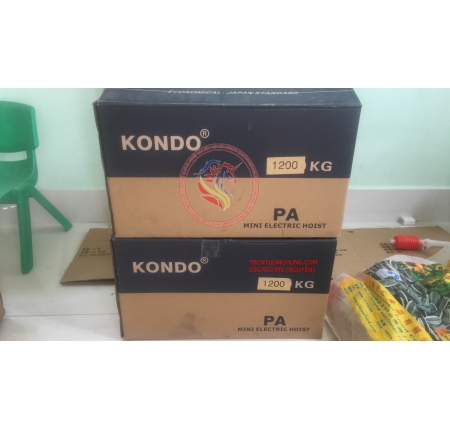 Tời điện mini gia đình kondo pa1200 600kg