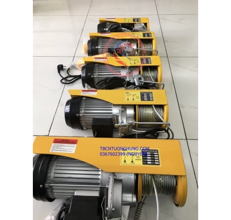 Tời điện mini nhanh Pa800 400kg/800kg 20 mét/phút Taiwan