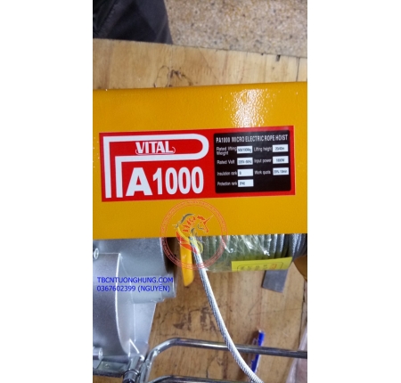TỜI ĐIỆN MINI VITAL 500KG PA1000