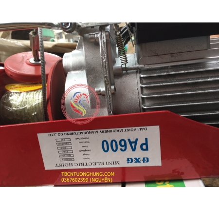 Tời điện mini gia đình 300kg Pa600